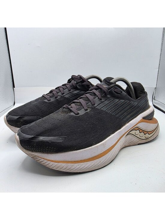 Saucony Endorphin Shift 3 Mens Size 9.5 Black Goldstruck Shoes Athletic Walking